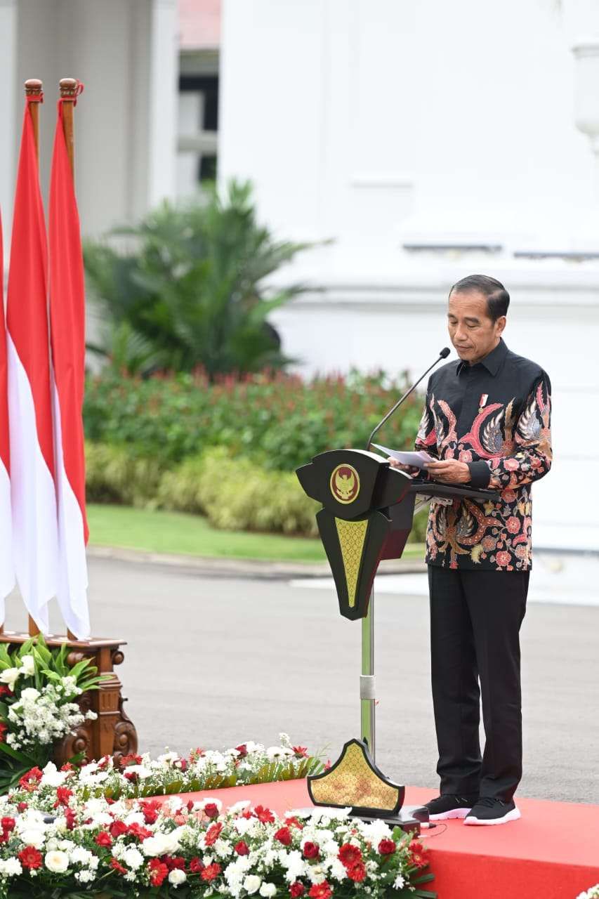 President laat Indonesisch contingent vrij naar de Olympische Spelen van 2024 in Parijs